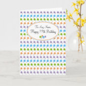 Carte Fleurs minuscules à tout âge Anniversaire (Fleur jaune)