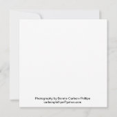 Carte Fleurs orange et jaune (Dos)