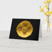 Carte Fleurs | Pavot jaune (Fleur jaune)