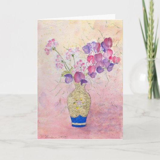 Carte Fleurs pour la Saint-Valentin.... (Devant)