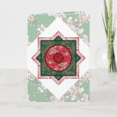 Carte Fleurs pour Noël (Devant)