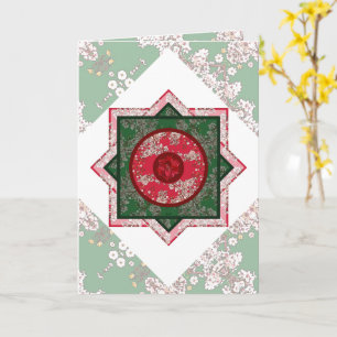 Carte Fleurs pour Noël