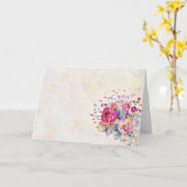 Carte Fleurs printanières  (Fleur jaune)