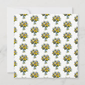 Carte Fleurs printanières jolies personnalisées Fête des (Dos)