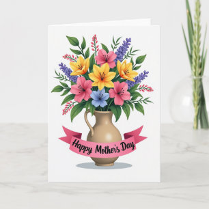 Carte Fleurs Radieuses et Adorables