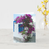 Carte Fleurs roses (Fleur jaune)