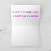 CARTE FLEURS ROSES (Intérieur)