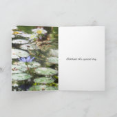 Carte Fleurs roses dans un Arrière - plan doux anniversa (Intérieur)