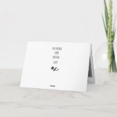 Carte Fleurs roses de Lisianthus (Dos)