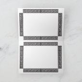 Carte Fleurs roses de Lisianthus (Intérieur)