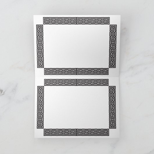 Carte Fleurs roses de Lisianthus (Intérieur)