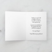 Carte Fleurs roses diplômée filleule (Intérieur)