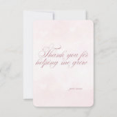 Carte Fleurs roses Fête des mères (Dos)