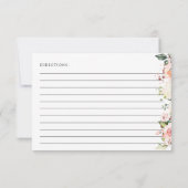 Carte Fleurs roses, Fleurs blanches, Recette Fête des ma (Dos)