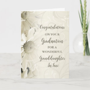 Carte Fleurs roses Grandgirl en droit