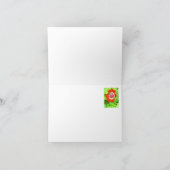 CARTE FLEURS ROUGES ET BLANCHES/ COMMENT ÊTES-VOUS ? (PE (Intérieur)