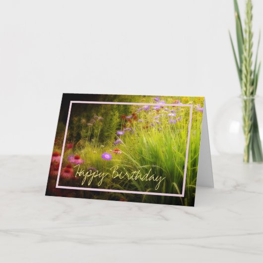 Carte Fleurs sauvages (Devant)