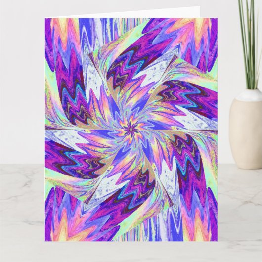 CARTE FLEURS SAUVAGES DANS LES PASTELS 1 (Devant)