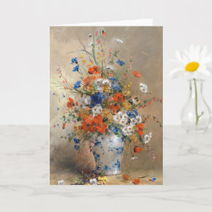 Carte Fleurs sauvages dans un vase