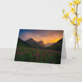 Carte Fleurs sauvages de glacier (Fleur jaune)