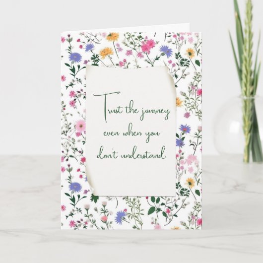 Carte Fleurs sauvages D'Été Penser À Vous (Devant)