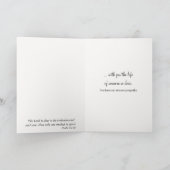 Carte Fleurs sauvages d'été pour la sympathie (Intérieur)