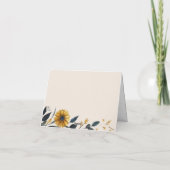 Carte Fleurs sauvages Élégants À Mes Parents Mariage Bei (Dos)