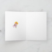 Carte Fleurs sauvages, intérieur vide (Intérieur)