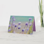 Carte Fleurs sauvages violets (Devant)