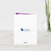 Carte Fleurs Stocks, fille violette, 40e anniversaire
