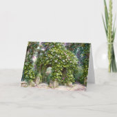 Carte Fleurs sur Ancienne Pergola Garden Art Note Card (Devant)