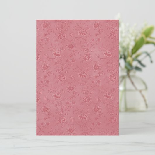 Carte Fleurs Tout Simplement Jolies Rose (Debout devant)