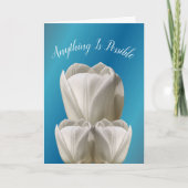 Carte Fleurs Tulip Tout Est Possible Inspiration (Devant)