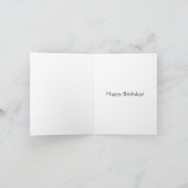 Carte Fleurs Vintage Anniversaire (Intérieur)