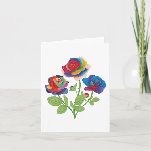 Carte Fleurs vintages (Devant)