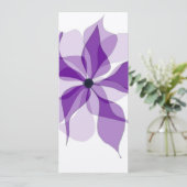 Carte Fleurs Violettes (Debout devant)