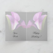 Carte Fleurs violettes (Intérieur)