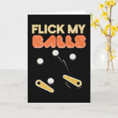 Carte Flick My Balls Classic Retro Pinball Premium (Fleur jaune)