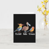 Carte Flickr Dodo Titmouse Funny (Fleur jaune)