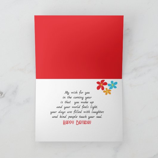 Carte Flip-flops d'anniversaire (Intérieur)