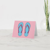 Carte Flip Flops de plage (Devant)