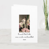 Carte Flirt de Français - meilleurs amis de BFF pour (Dos)