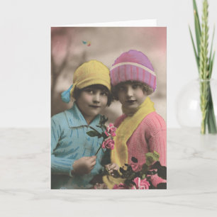 Carte Flirt de Français - meilleurs amis de BFF pour