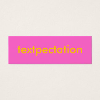 Carte Flirt TEXTPECTATION