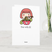 Carte flirteuse mignonne pour lui ou elle (Dos)