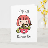 Carte flirteuse mignonne pour lui ou elle (Fleur jaune)