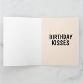 CARTE FLIRTY ROMANTIC KISSES LIPS ANNIVERSAIRE GRANDES C (Intérieur)