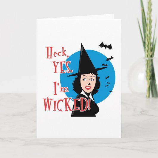Carte Flirty Wicked Witch (Devant)