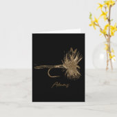Carte Flly Fishing Lure Adams Vintage (Fleur jaune)