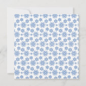 Carte Flocon de neige (Dos)